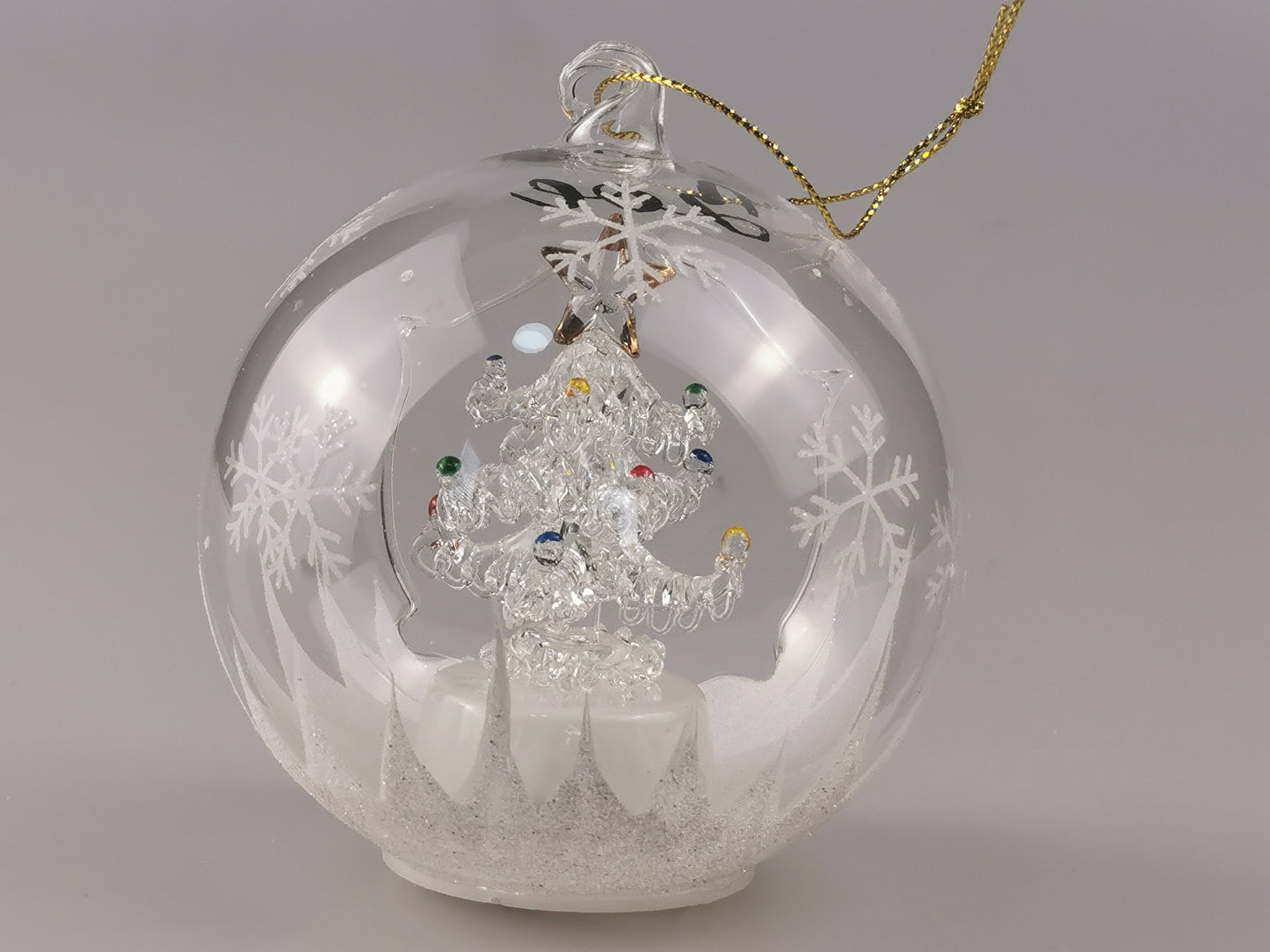 Personalized Christmas Tree Ornament, Hand Lettering ornament for tree, ornament unique, ornament light up, Glass ornament, Custom ornament, Hand paint