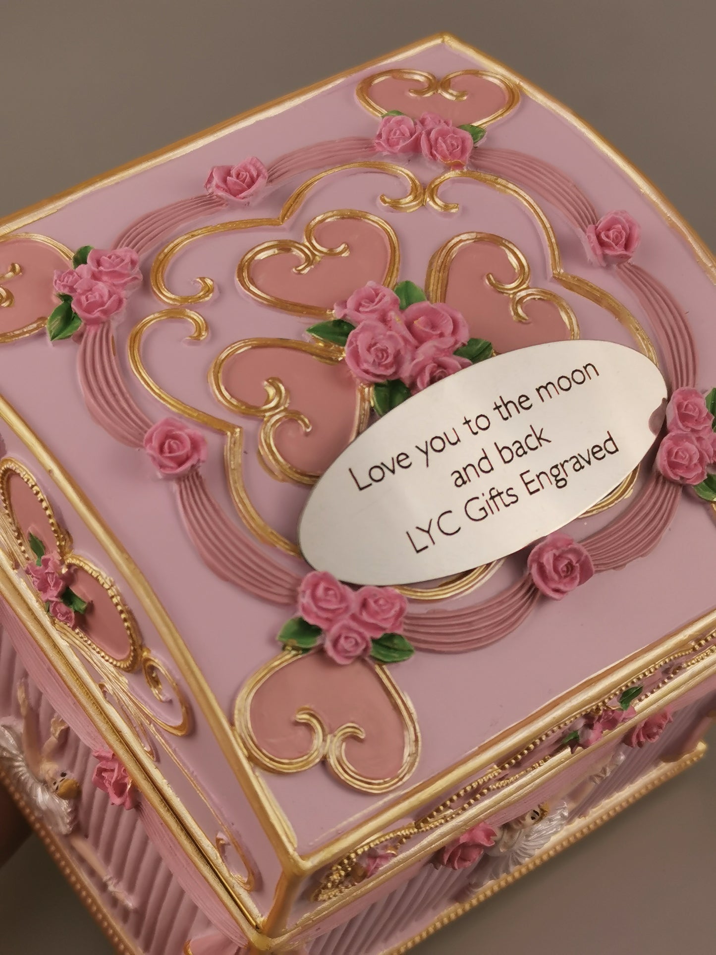 Custom Ballerina jewelry music box