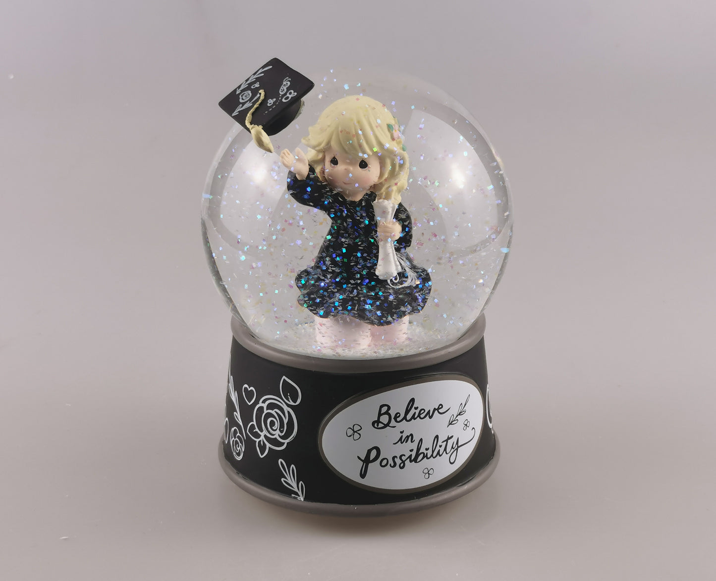 Customized Musical Water Globe, Graduation snow globe,Personalized Snow Globe,Snow Globe Glass, Snow Globe Baby,Kids,Born,Birthday,Christmas