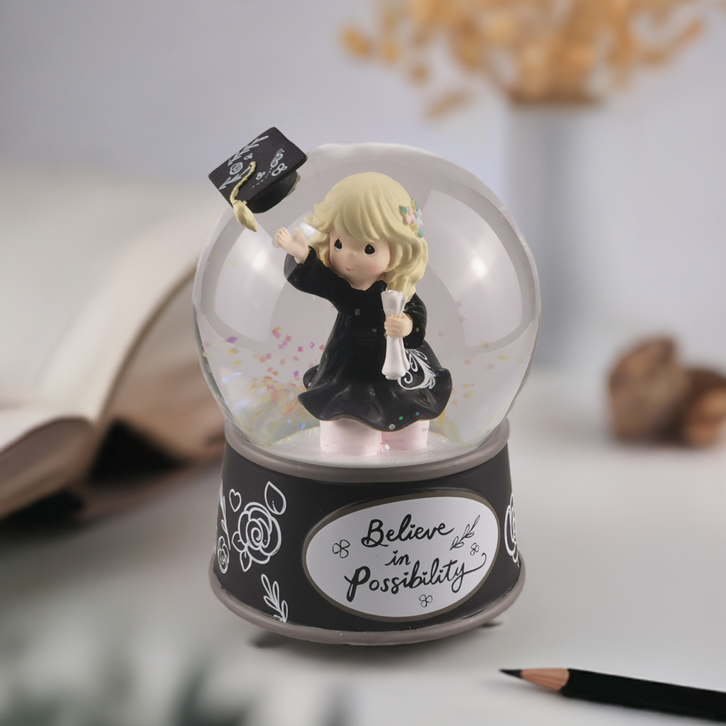 Customized Musical Water Globe, Graduation snow globe,Personalized Snow Globe,Snow Globe Glass, Snow Globe Baby,Kids,Born,Birthday,Christmas
