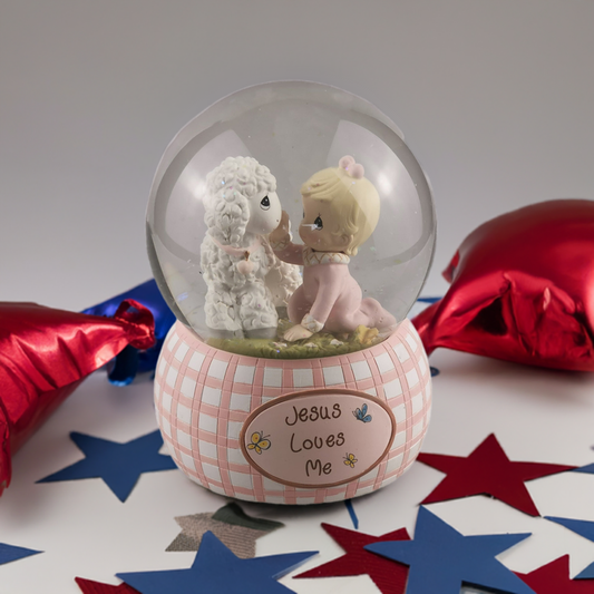 Customized Musical Water Globe, Baby Girl snow globe,Personalized Snow Globe,Snow Globe Glass, Snow Globe Baby,Kids,Born,Birthday,Christmas