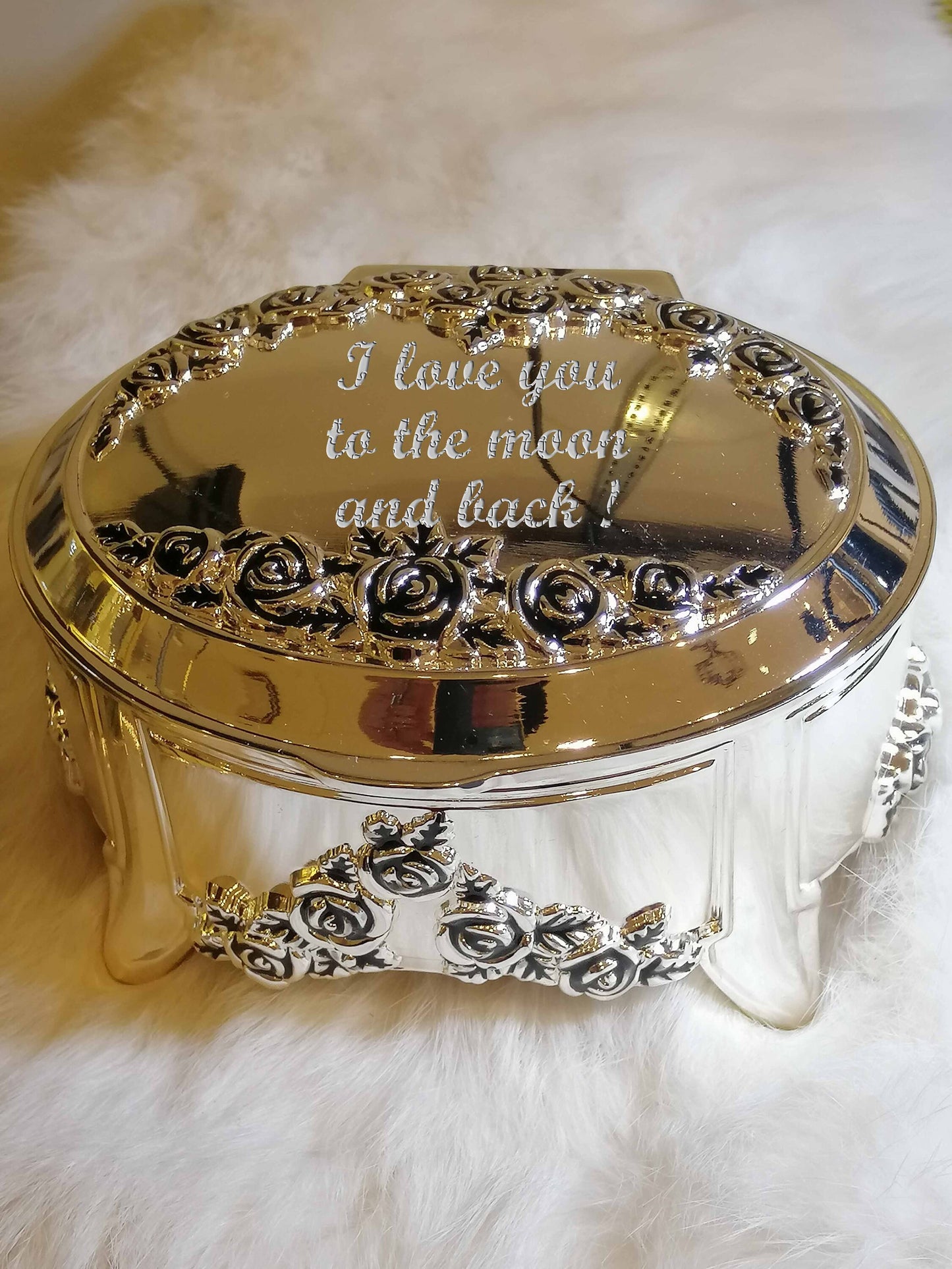 Personalized Musical Jewelry Box, Engraved Gift, Customized Jewelry Box, Gift for girl, lady, Mother, Best Friend, Wife, Free Engraving Box