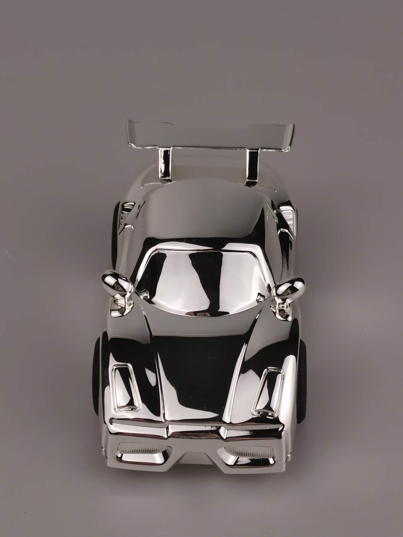 Engravable Model Car Customized Engravable Money Bank, Sport Car Money bank, Silver Metal C ...