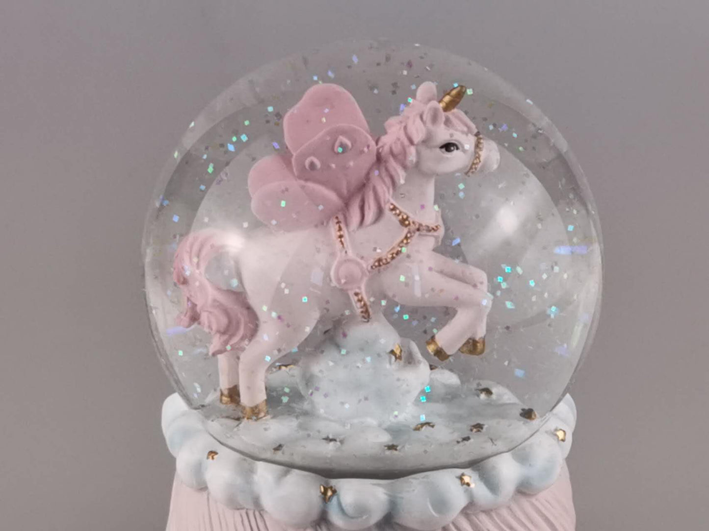 Customized Musical Water Globe, Unicorn snow golbe, Personalized Snow Globe, Snow Globe Glass,  Snow Globe Baby, Kids, Born, Birthday, Christmas