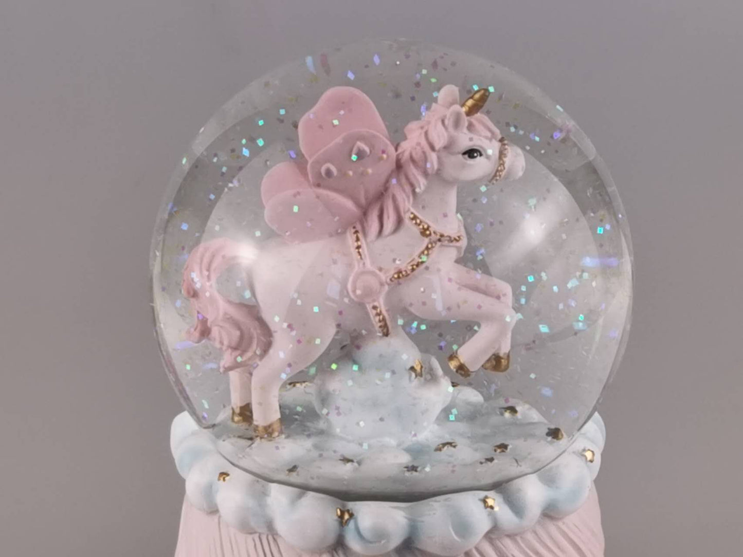 Customized Musical Water Globe, Unicorn snow golbe, Personalized Snow Globe, Snow Globe Glass,  Snow Globe Baby, Kids, Born, Birthday, Christmas