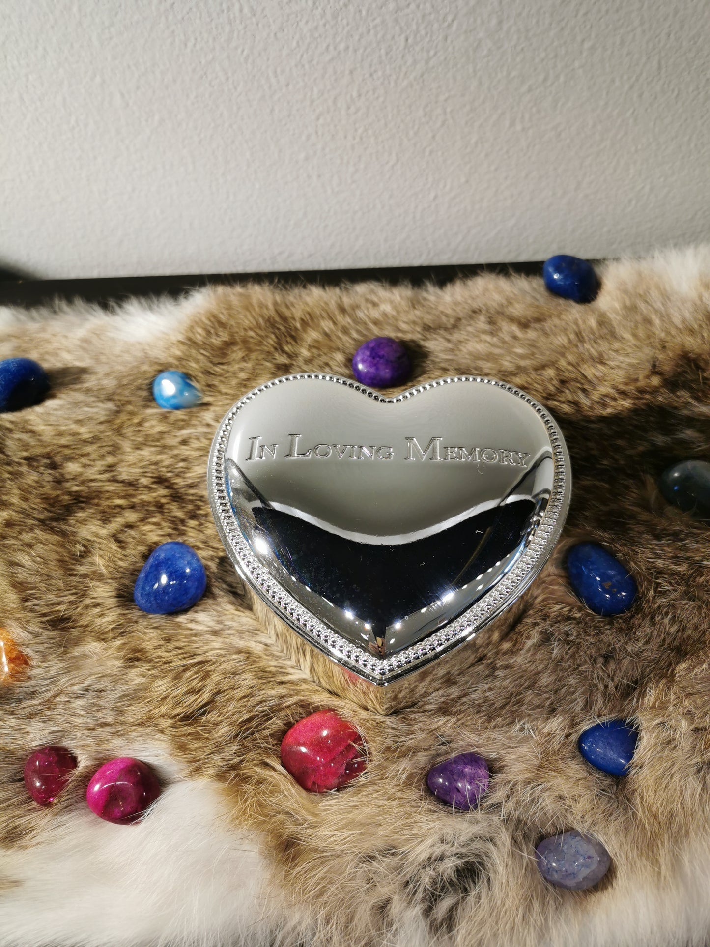 Engravable Silver Heart Box,  In Loving Memory, Jewelry Box, Treasure Box, Trinkle Box, Customized box, Personalized gift, Free Engrave