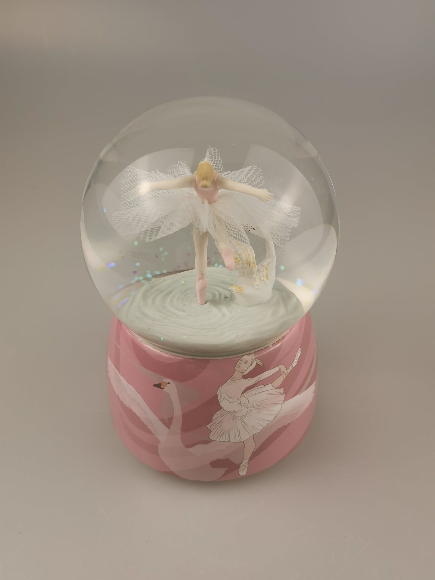 Custom Ballerina Snow Globe, Engraved Ballet Music Box, Rotating Water Globe for Daughter, Ballet Girl Musical Globe Christmas Birthday Gift