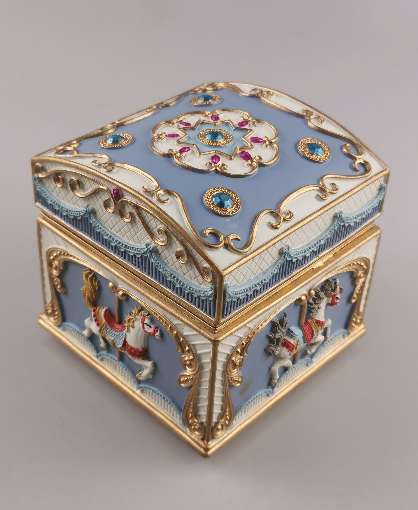 Custom Carousels jewelry music box