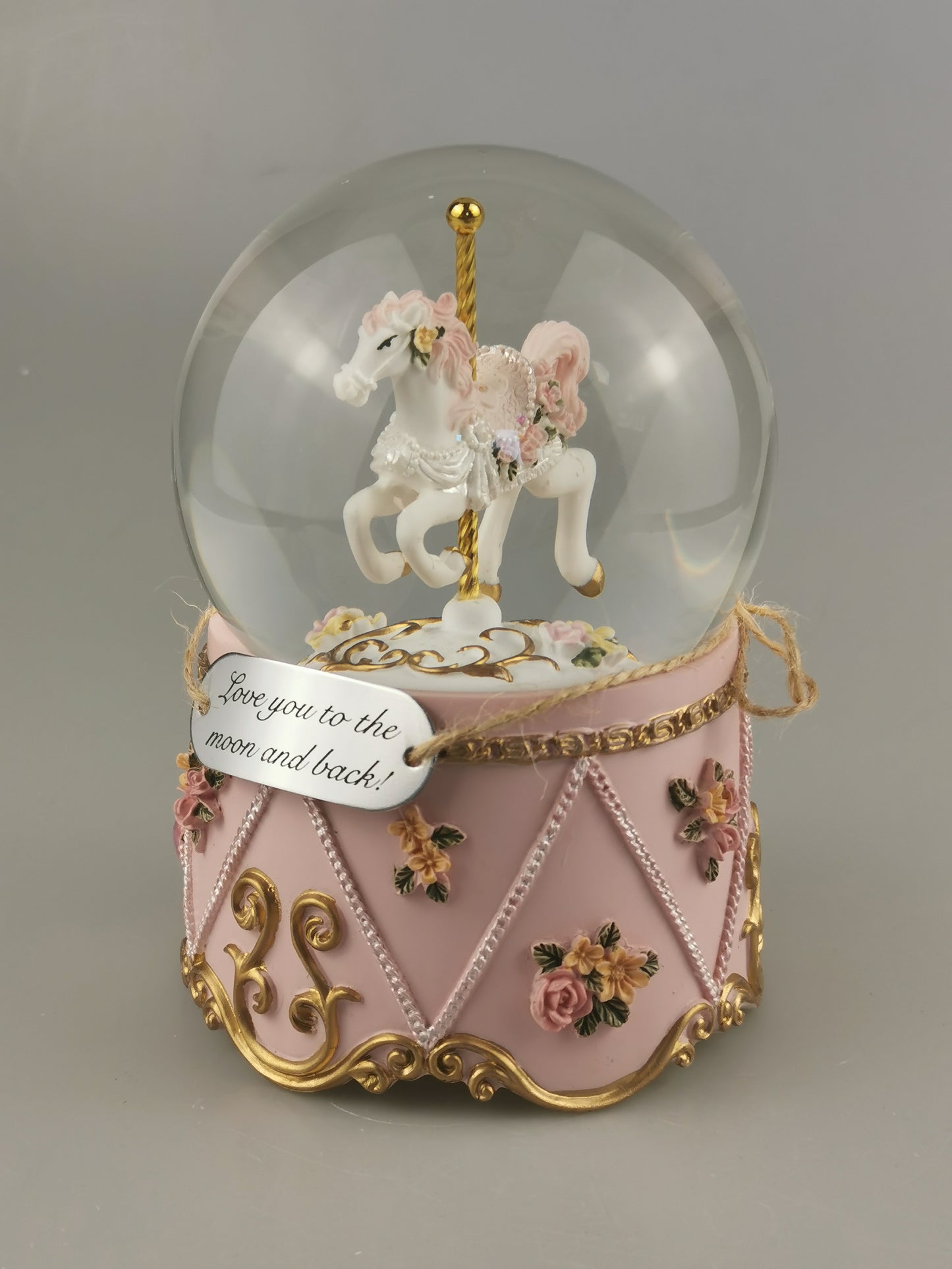 Carousel snow globe