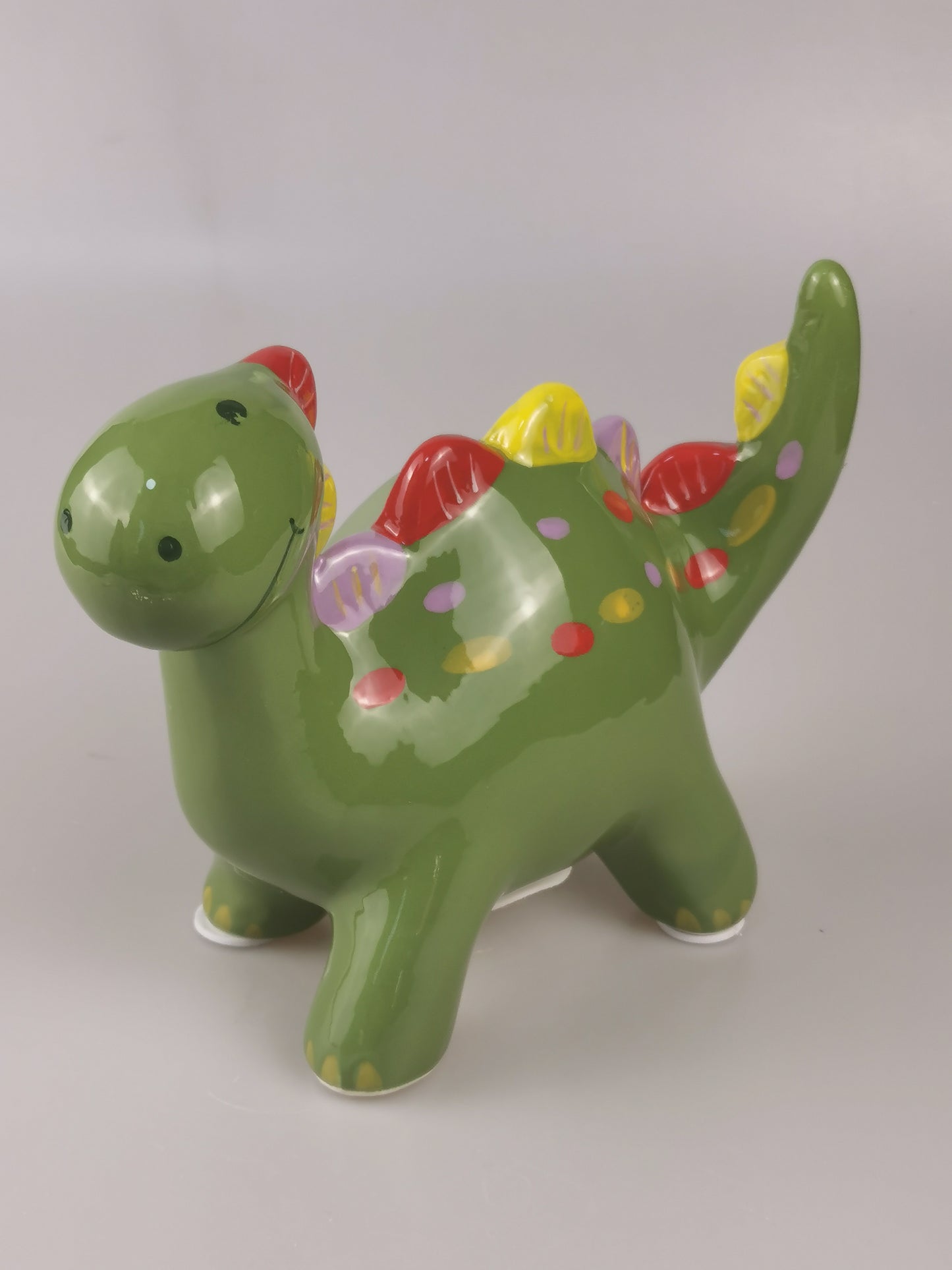 Engraved Ceramics Dinosaur Money bank