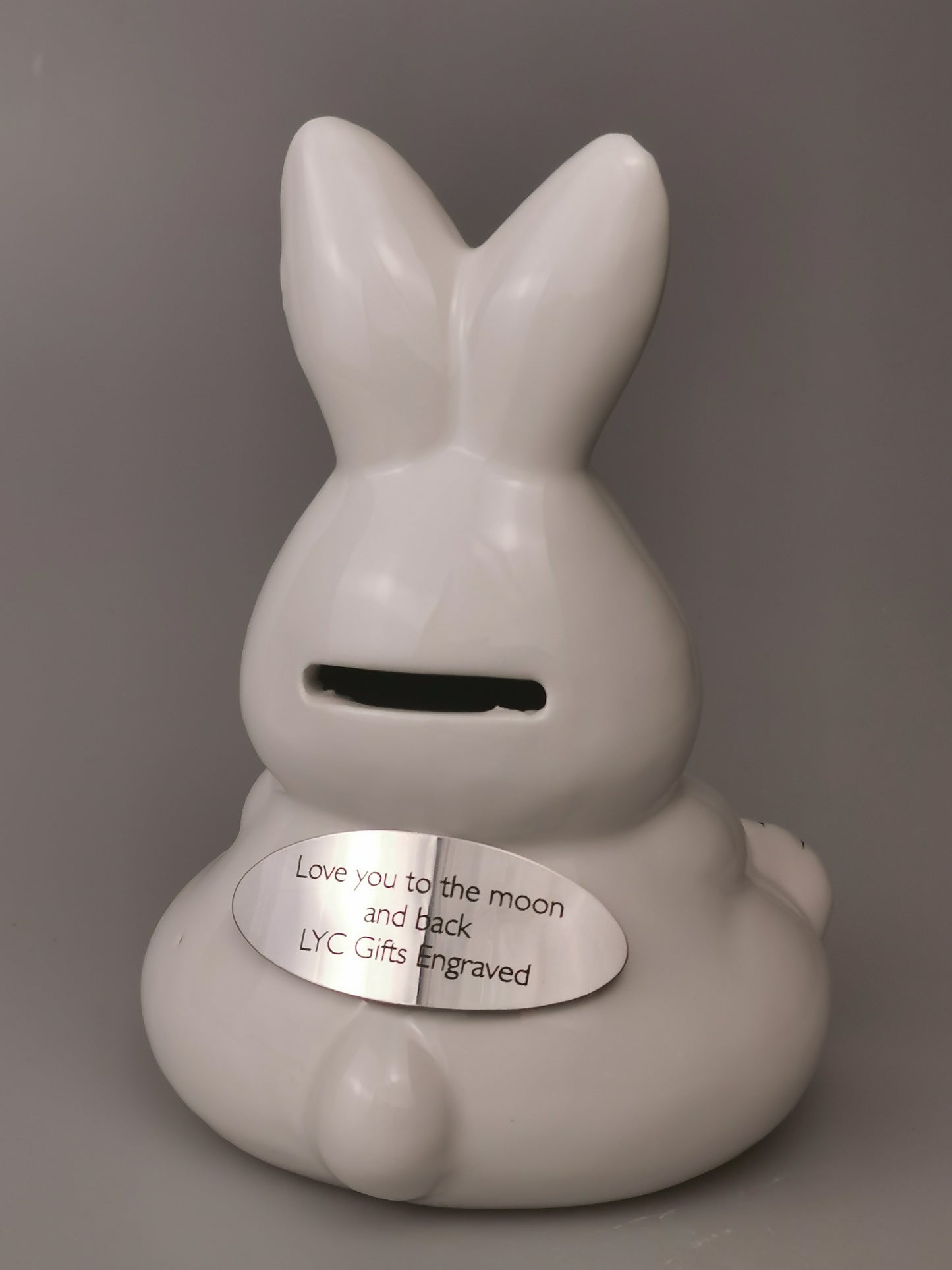 Custom Bunny Piggy Bank