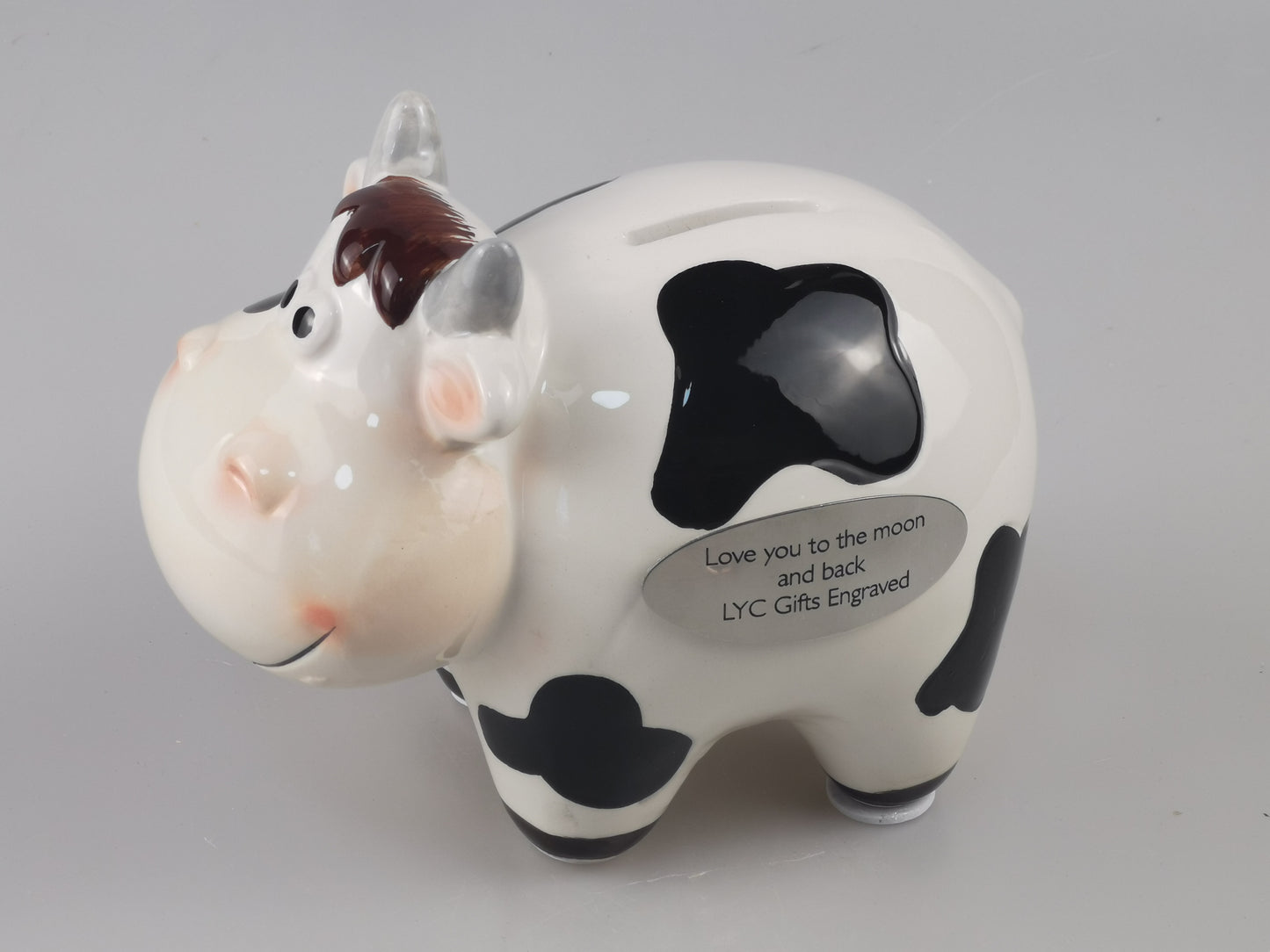 Custom Cow Piggy Bank