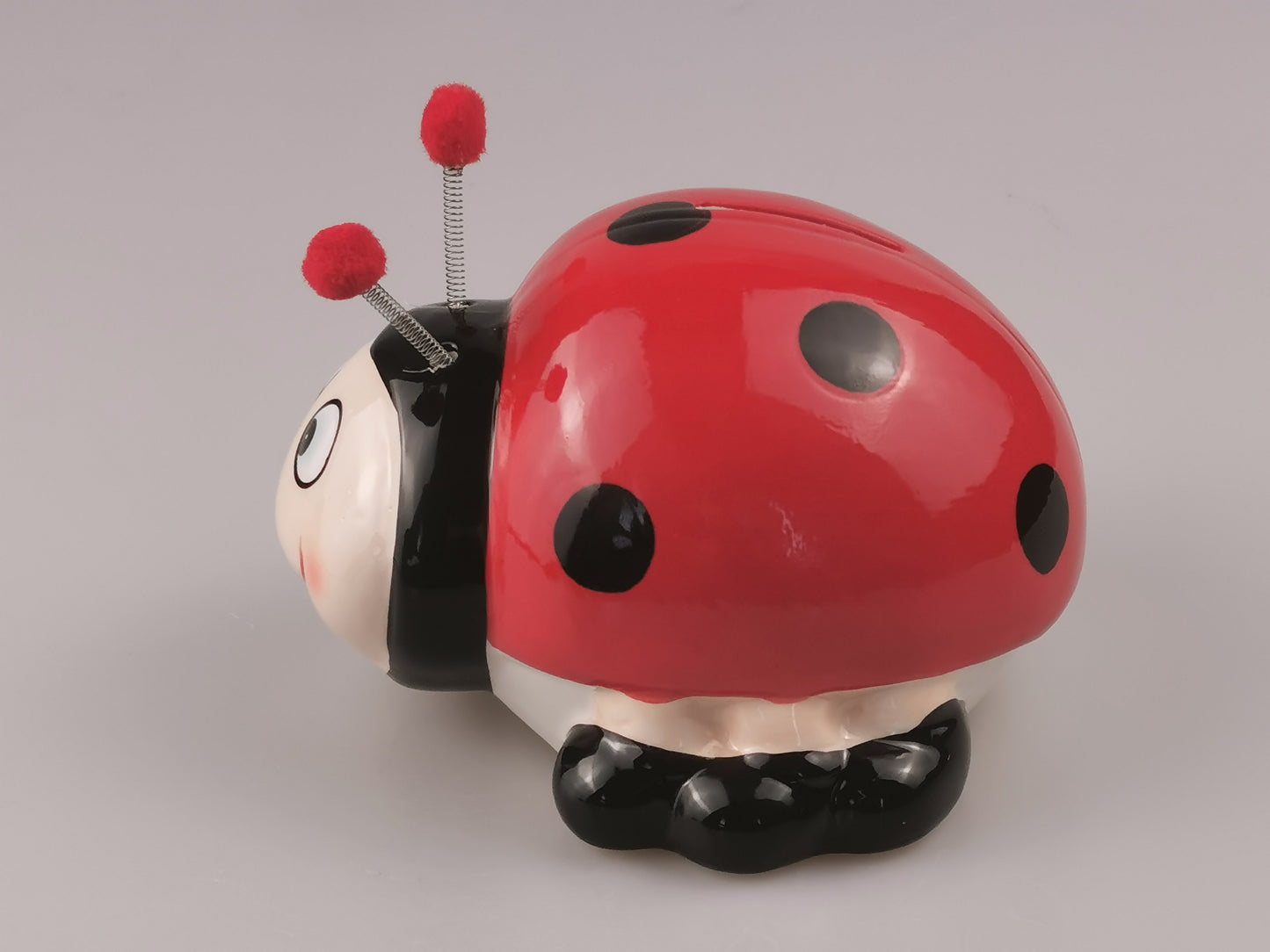 Custom Lady bug Piggy Bank