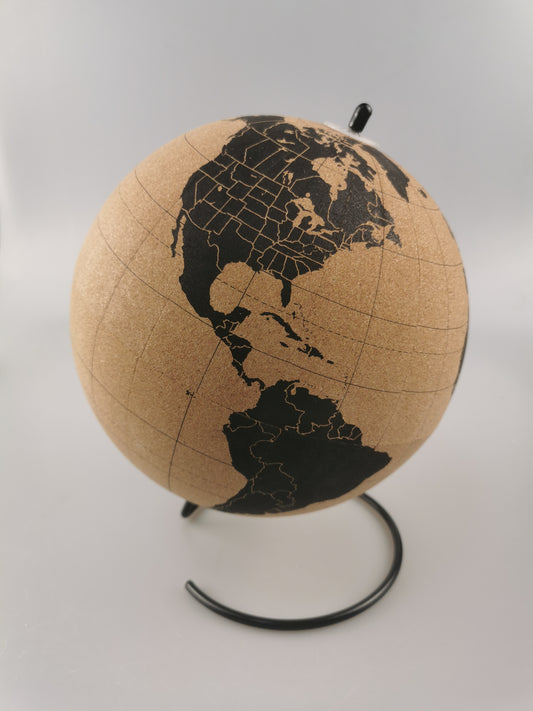 Personalized World Globe, Push Pin World globe, Wedding gift