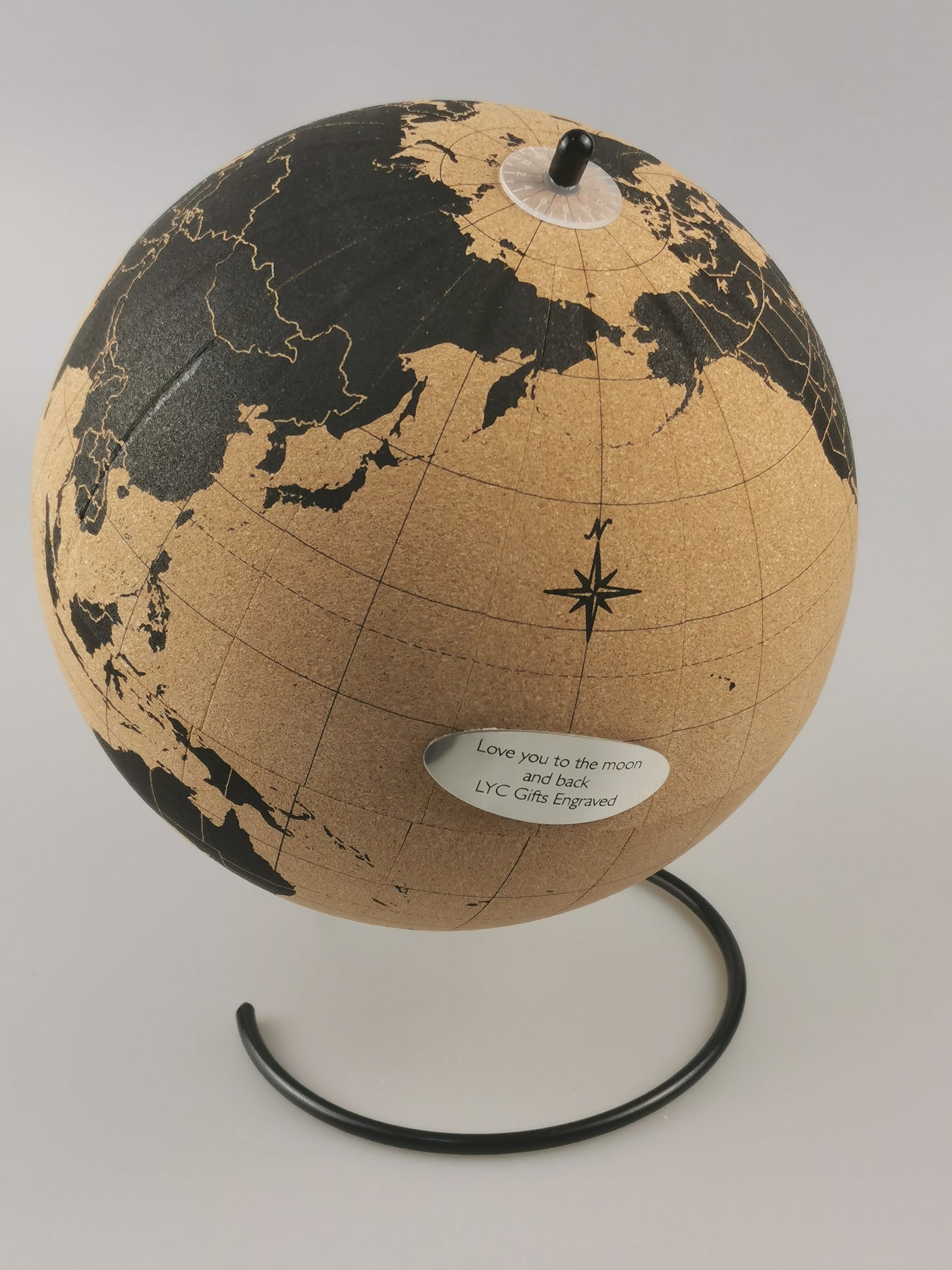 Personalized World Globe, Push Pin World globe, Wedding gift
