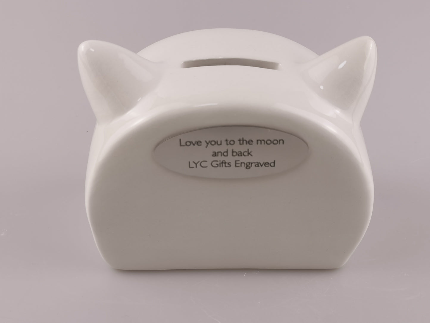 Engraved Piggy Bank, Customized Kitty coin bank, Money box, Personalized money bank, Cat bank for Birthday, Christmas, GIft for Girl, Boy