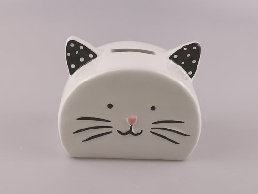 Engraved Piggy Bank, Customized Kitty coin bank, Money box, Personalized money bank, Cat bank for Birthday, Christmas, GIft for Girl, Boy