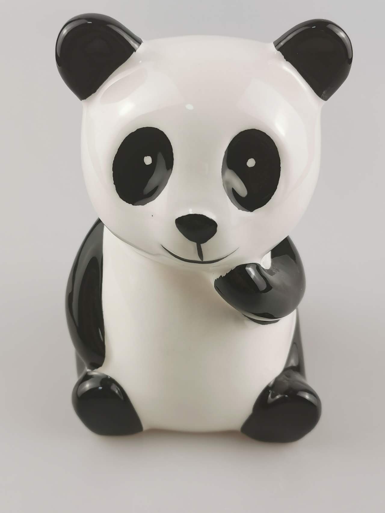 Customized Engravable Panda Money Bank, Ceramics Panda coin bank, Ceramic piggy bank, kid piggy bank, baby piggy bank, coin bank, money bank