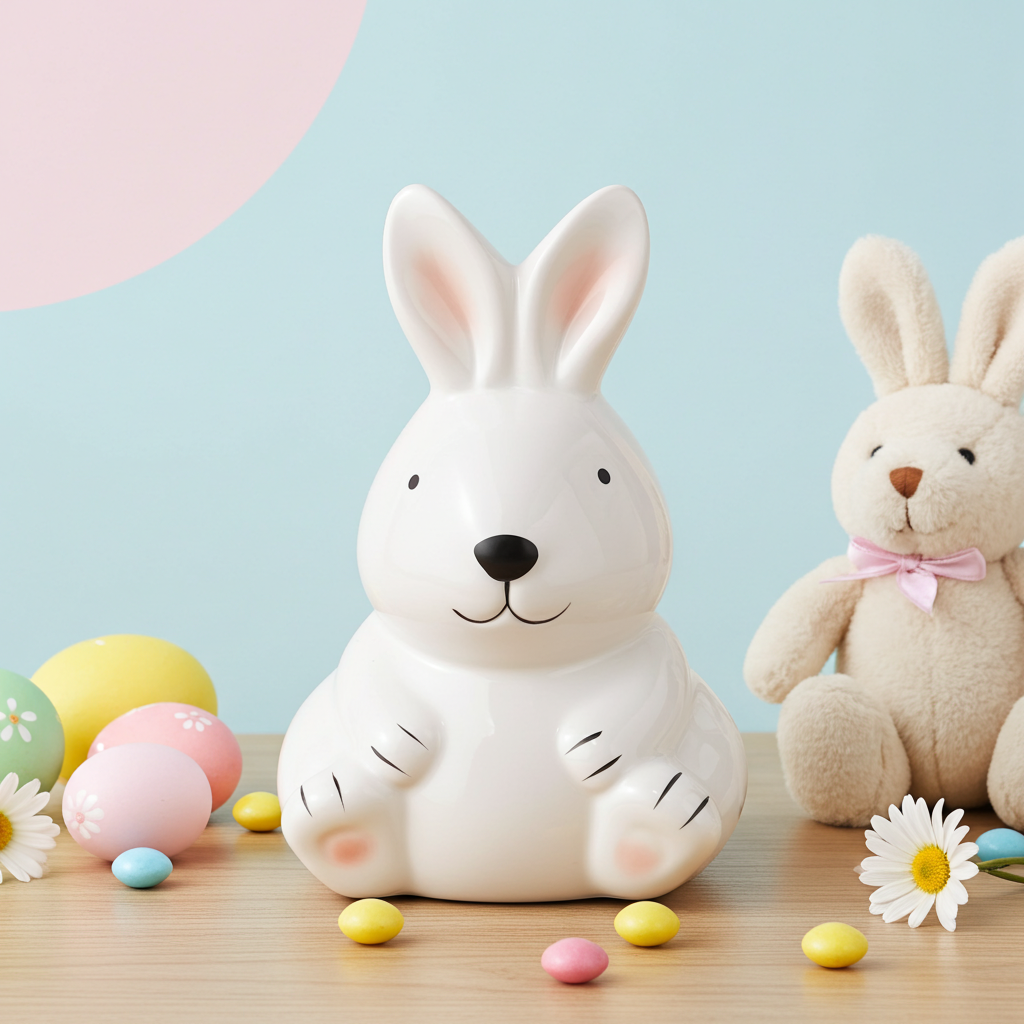 Custom Bunny Piggy Bank