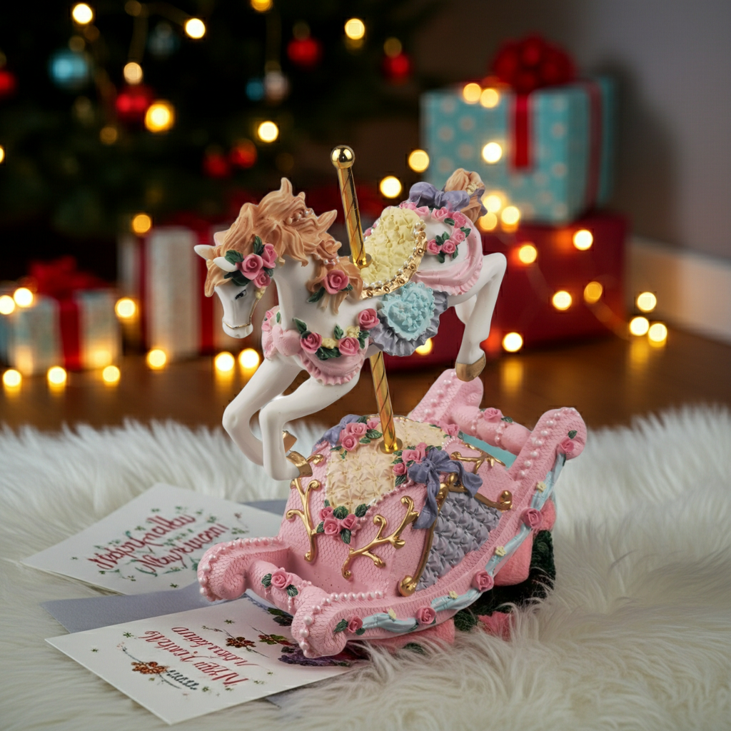 Custom Carousels jewelry music box