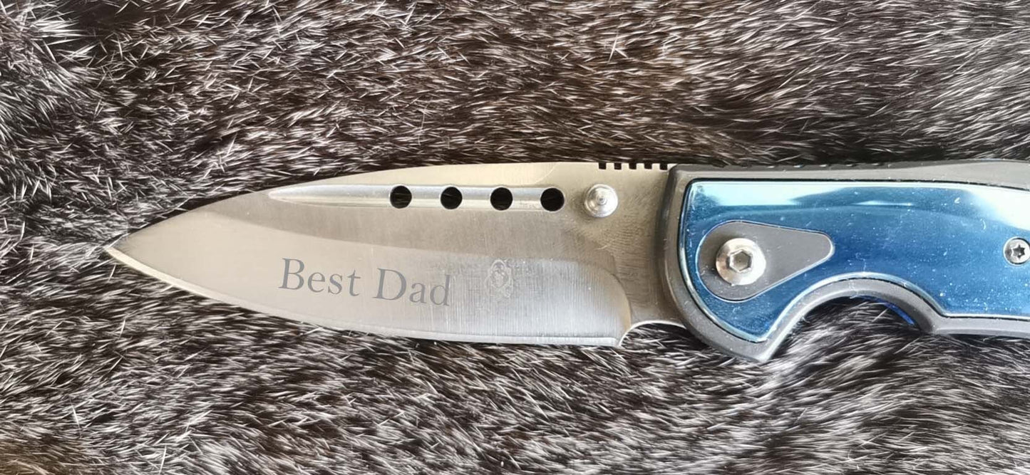 Personalized Pocket Knife, Wedding favor, Black Folding Knife with Skull, Anniversary Gifts, Groomsmen Gift, Boyfriend gift