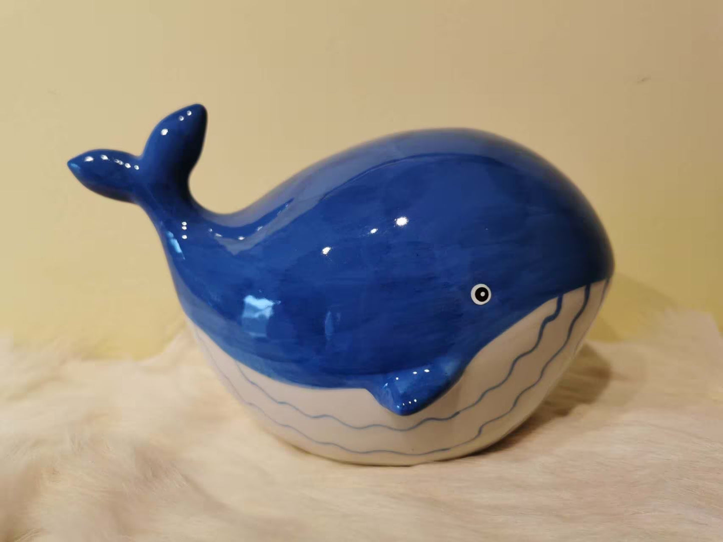 Customized Money Bank, Engraved Piggy Bank, Personalized Ceramics Coin bank, Blue Whale, Gift for Baby, New Born, Kids,Christmas,Birthday