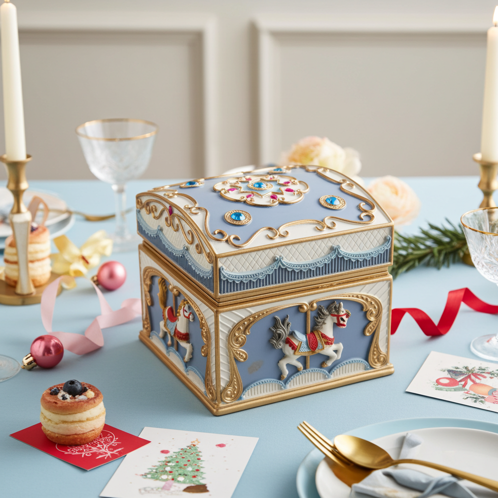 Custom Carousels jewelry music box