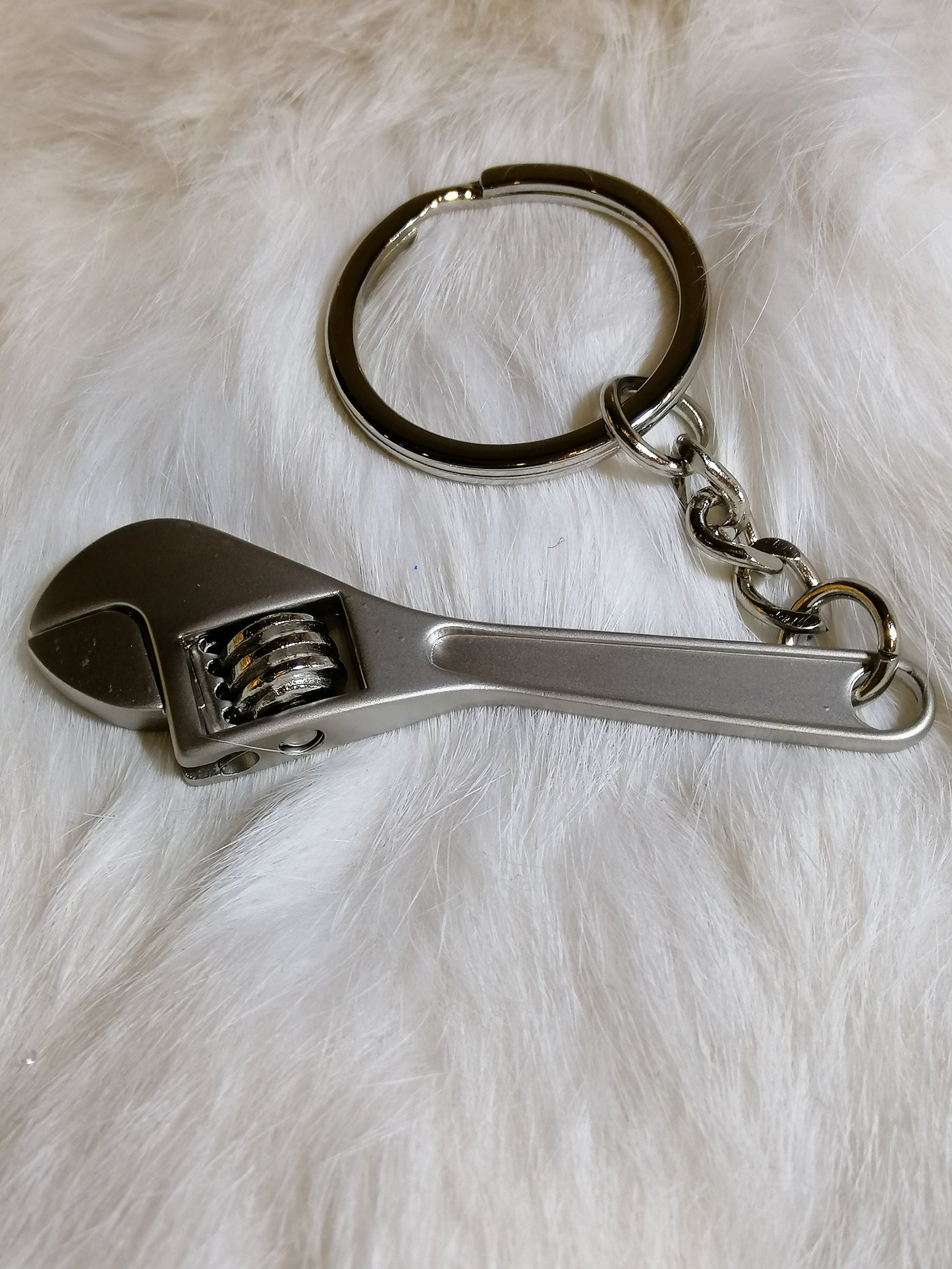 Personalized Custom Engraved Keychain, Personalized Wrench Keychain, Stainless steel, Gift for Him, Dad, Anniversary, Father's Day, Birthday