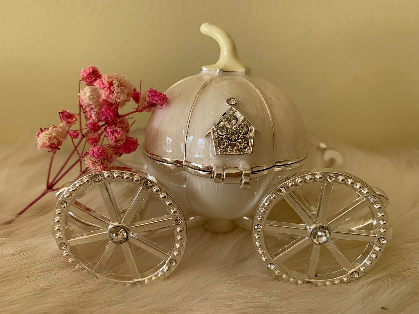 Pumpkin Carriage Jewelery Box, Cinderella pumpkin carriage, Valentines' day/Mother's Day/Birthday/Wedding/Christmas Gift, Gift for Her