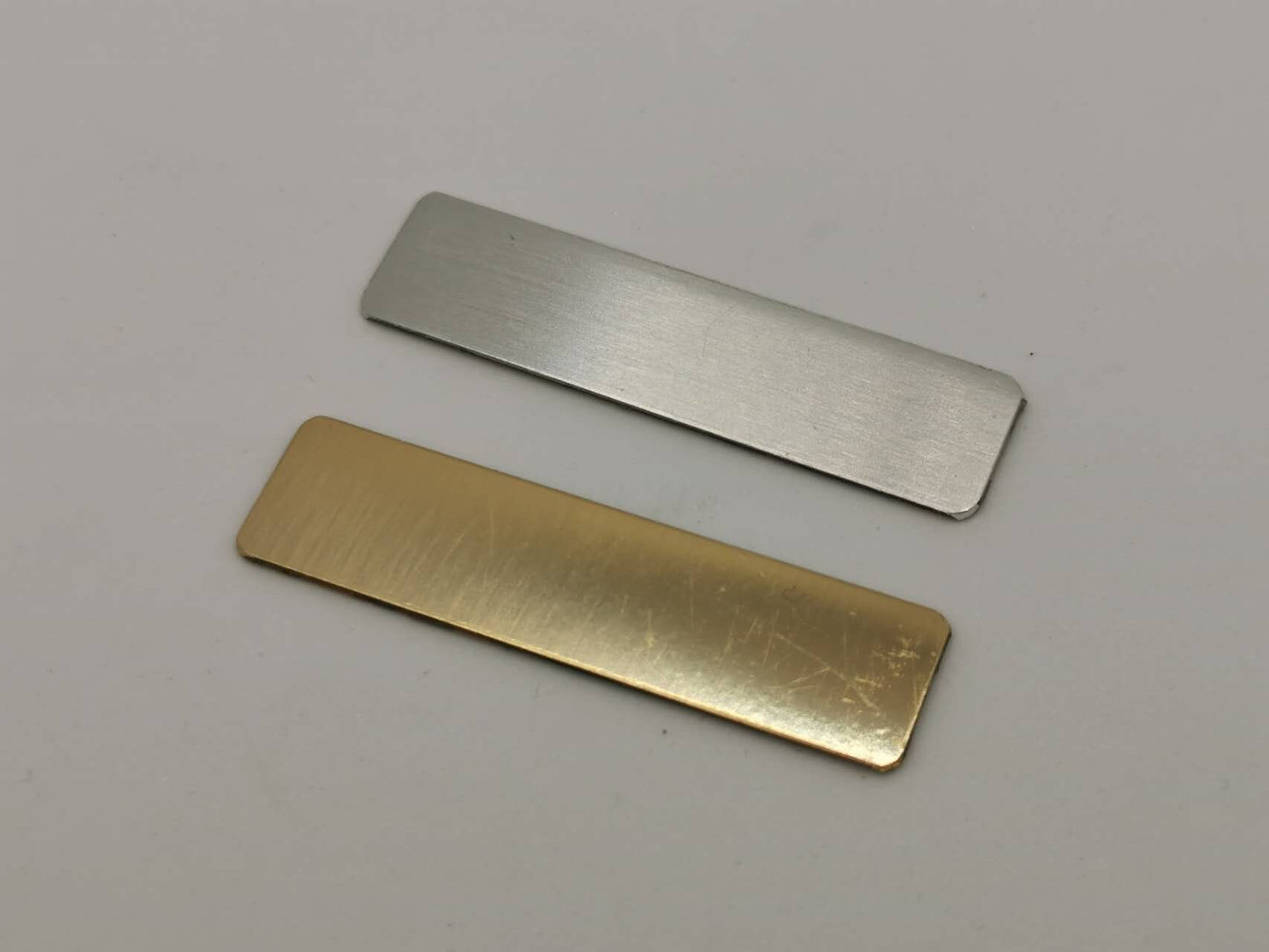 2.5" X 0.75" Customized Rectangle Plate, Engraved Silver/Gold Plaque, Personalized Free Engrave, Picture Frame, Trophy, Box, Customized Gift