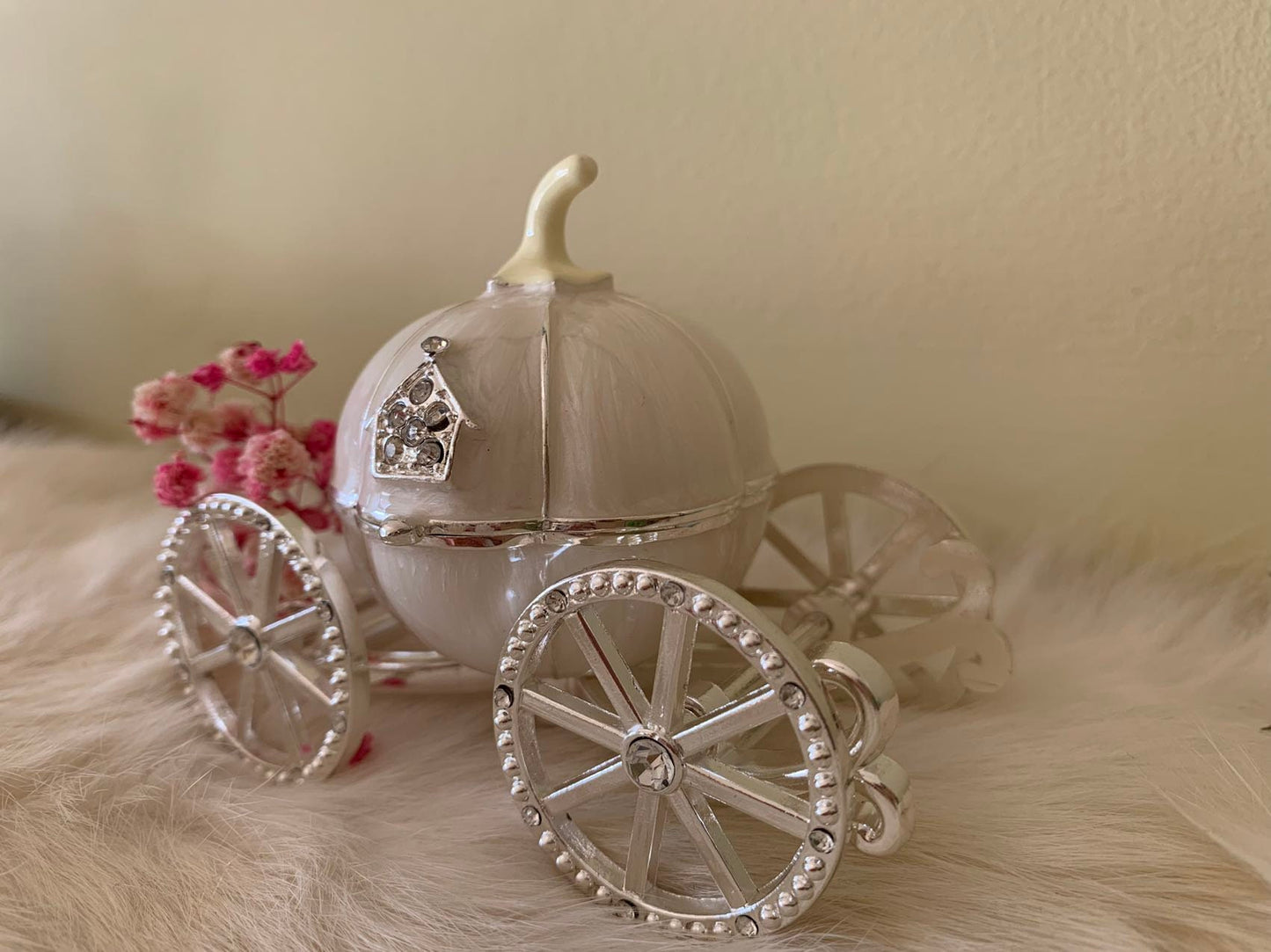 Pumpkin Carriage Jewelery Box, Cinderella pumpkin carriage, Valentines' day/Mother's Day/Birthday/Wedding/Christmas Gift, Gift for Her