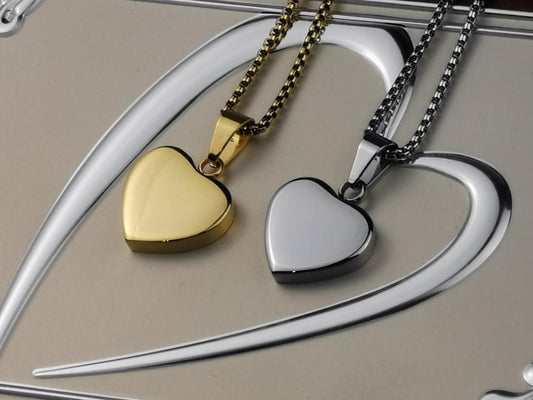 Custom Heart Necklace Engrvable Pendant Necklace Personalized Gold/Silver Necklace Customzied Jewelry Name Necklace Handmade Date Necklace